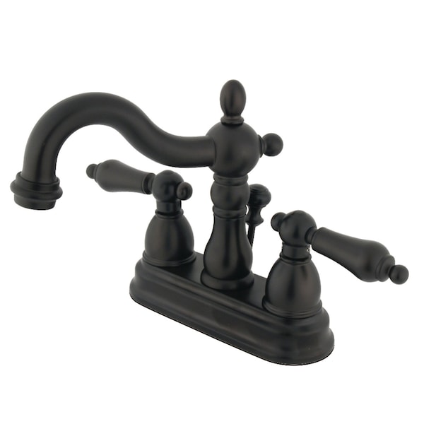 KS1605AL 4" Centerset Bathroom Faucet, Oil Rubbed Bronze